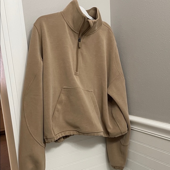 lululemon athletica Tan Half-Zip Sweatshirt - Picture 8 of 9